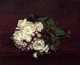 Henri Fantin-Latour Flowers White Roses painting